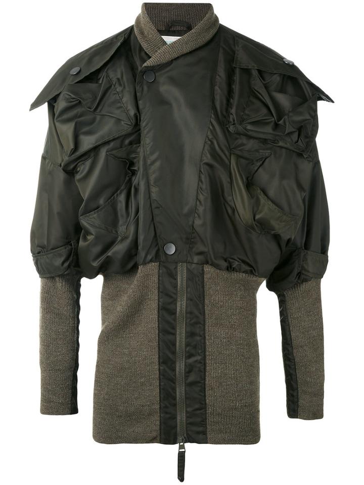 Vivienne Westwood - Clint Eastwood Bomber Jacket - Unisex - Polyamide/polyester/virgin Wool - One Size, Green, Polyamide/polyester/virgin Wool