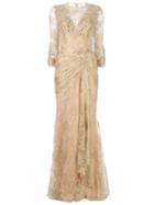 Zuhair Murad Embellished Lace Gown