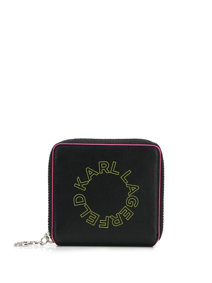 Karl Lagerfeld K/neon Small Wallet - Black