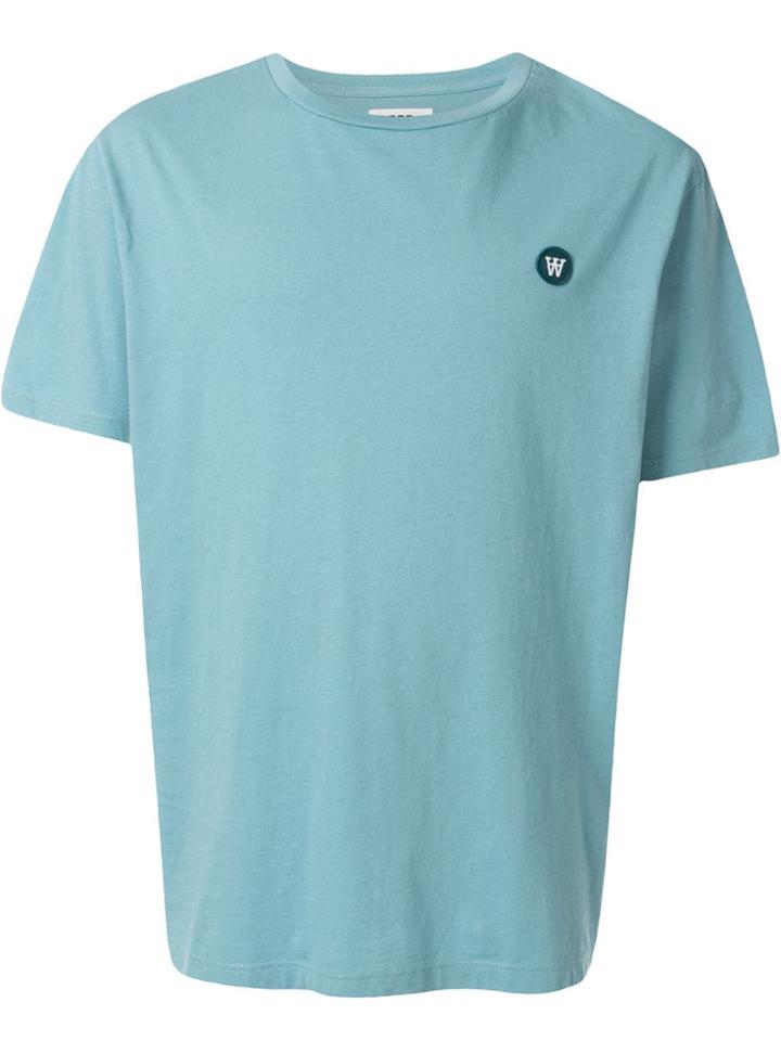 Wood Wood Ace Relaxed-fit T-shirt - Blue