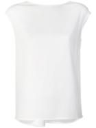 Gianluca Capannolo Ruched Back Blouse - White