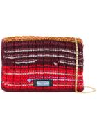 Prada Etiquette Sweater Chain Bag - Pink & Purple