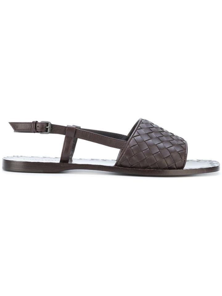 Bottega Veneta Ravello Sandals - Brown