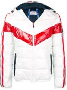 Invicta Stripe Puffer Jacket - White