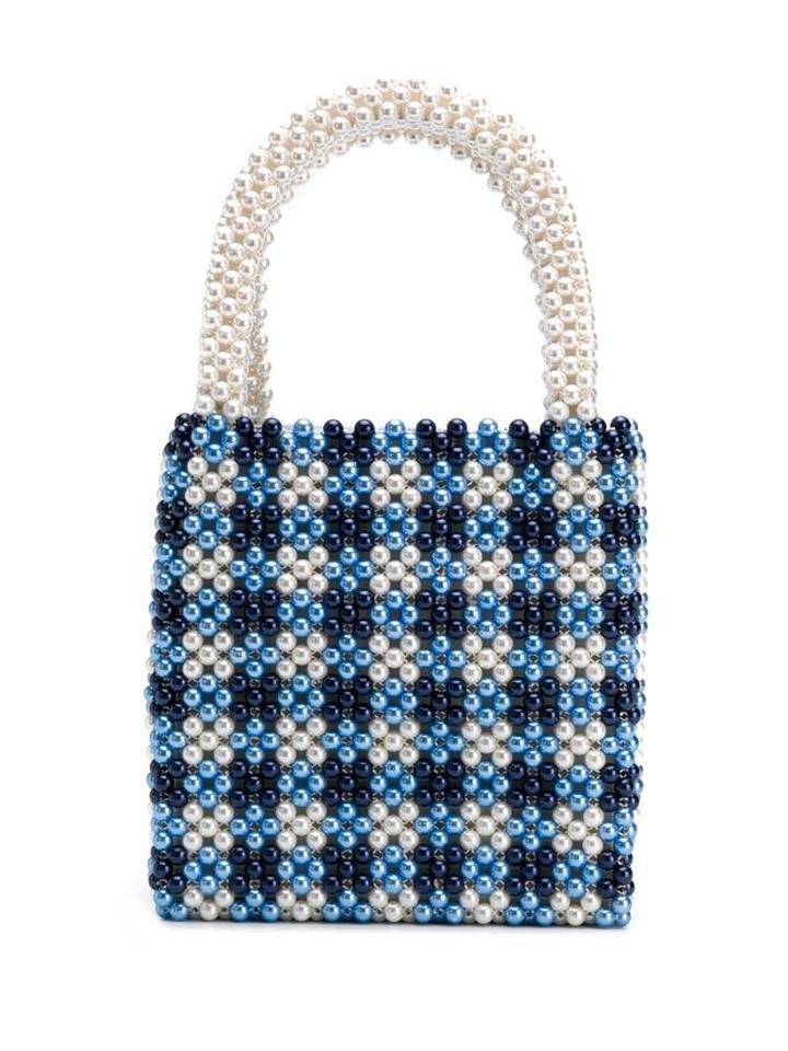 Shrimps Small Willow Tote Bag - Blue
