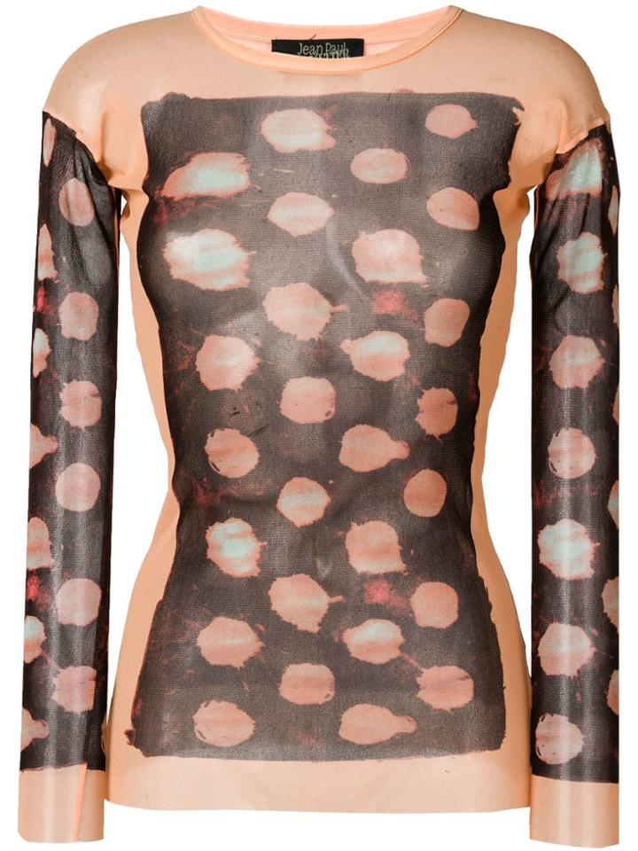 Jean Paul Gaultier Vintage 1990's Knitted Top - Brown