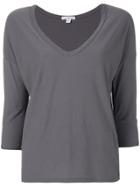 James Perse Scoop Neck T-shirt - Grey