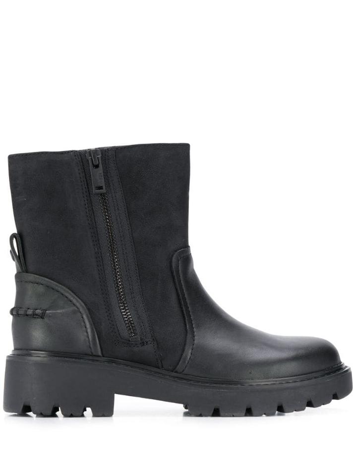 Ugg Australia Panelled Ankle Boots - Black