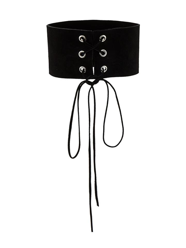 Manokhi Thick Choker - Black