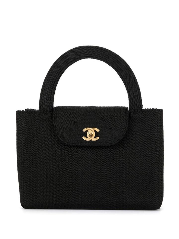 Chanel Pre-owned Cc Logos Tote - Black