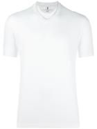 Brunello Cucinelli V-neck T-shirt, Men's, Size: Xxl, White, Cotton