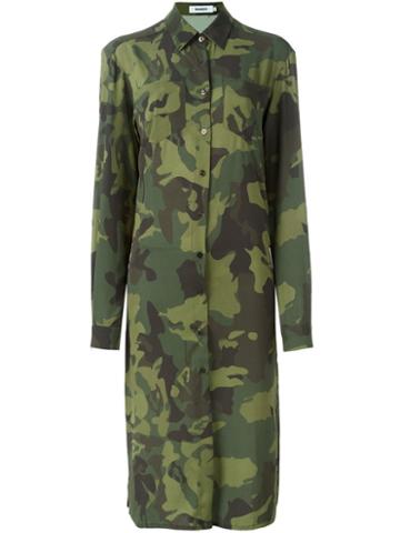 Marios Camouflage Shirt Dress