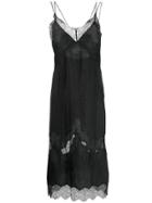 Zadig & Voltaire Fashion Show Rachel Slip Dress - Black