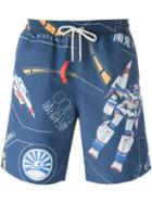 Loewe 'poly Galaxy' Print Swim Shorts