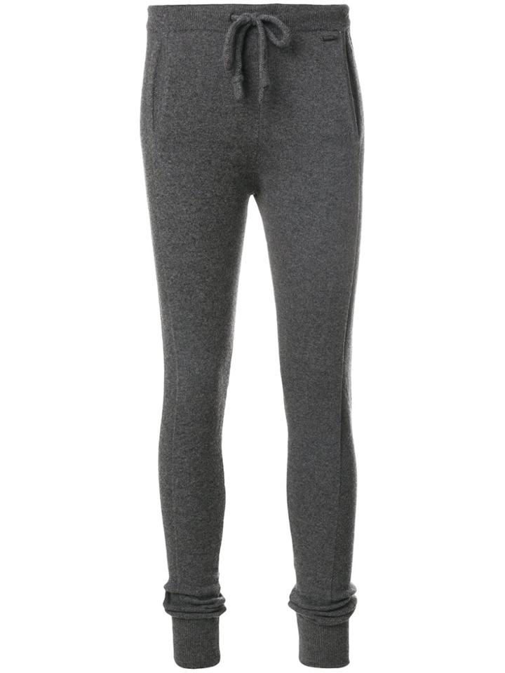 Lanvin Spider Patch Cuffed Joggers - Black