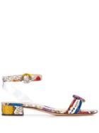 Alexandre Birman Colour Block Open-toe Sandals - Red