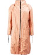Cedric Jacquemyn Metallic Zipped Coat - Yellow & Orange