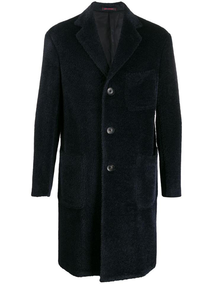 The Gigi Rigell Single-breasted Coat - Blue