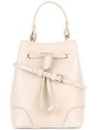 Furla - Small Bucket Tote Bag - Women - Calf Leather - One Size, Women's, Nude/neutrals, Calf Leather