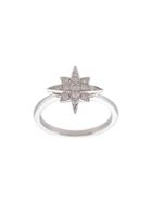 Marchesa 18kt White Gold Star Diamond Ring