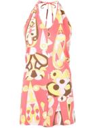 Emilio Pucci Vintage 1990's Printed Top - Orange