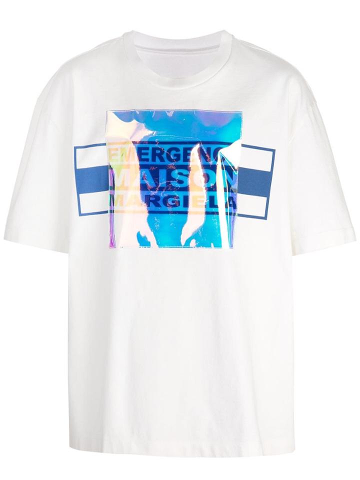 Maison Margiela Layered Logo Print T-shirt - White