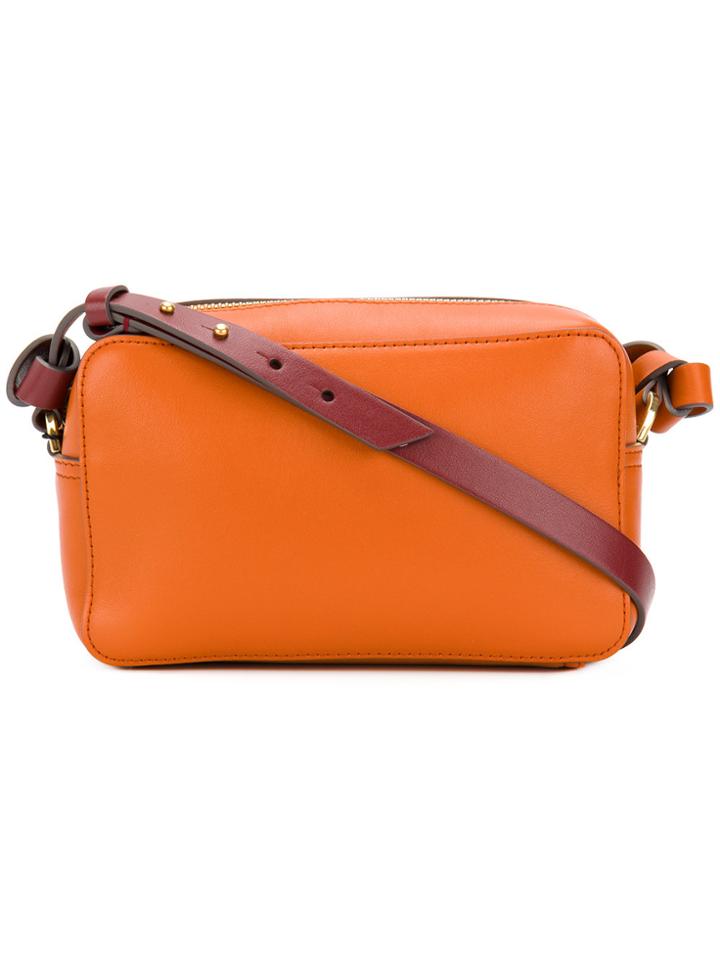 Anya Hindmarch Circle Mini Crossbody Bag - Yellow & Orange