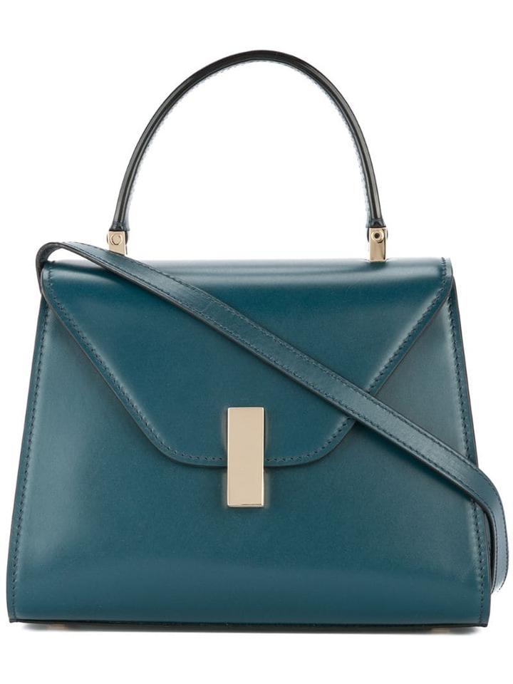 Valextra Iside Mini Tote - Blue