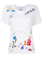 Mira Mikati Printed Short Sleeved T-shirt - White