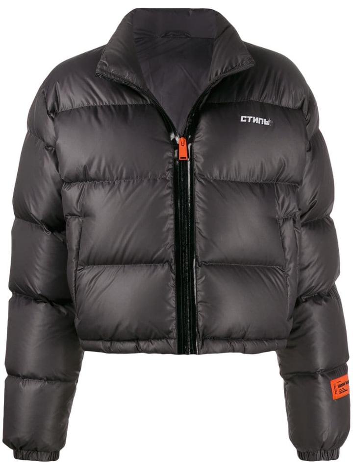 Heron Preston Short Padded Jacket - Brown