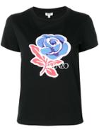 Kenzo Slim-fit Flower T-shirt - Black