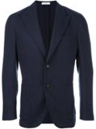 Boglioli Flocked Peaked Lapel Blazer