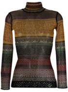 Jean Paul Gaultier Vintage Mesh Roll Neck Top