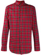 Etro Plaid Classic Collar Shirt - Red