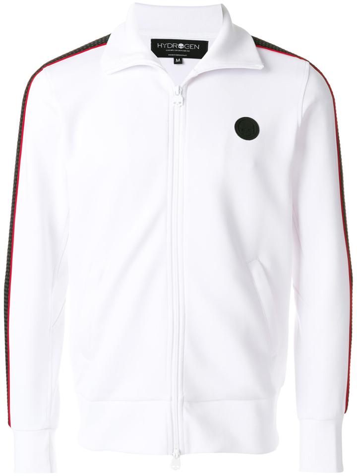Hydrogen Side Stripe Sport Jacket - White