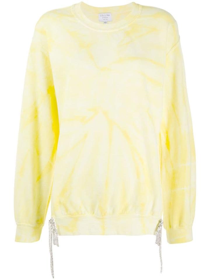 Collina Strada Tie-dye Sweatshirt - Yellow