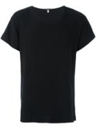 R13 Scoop Neck T-shirt, Adult Unisex, Size: Small, Black, Cotton/spandex/elastane
