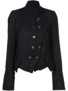 Ann Demeulemeester Structured Military Jacket - Black