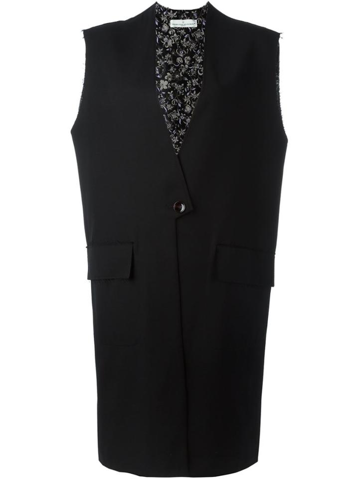 Golden Goose Deluxe Brand Sleeveless Oversized Coat - Black