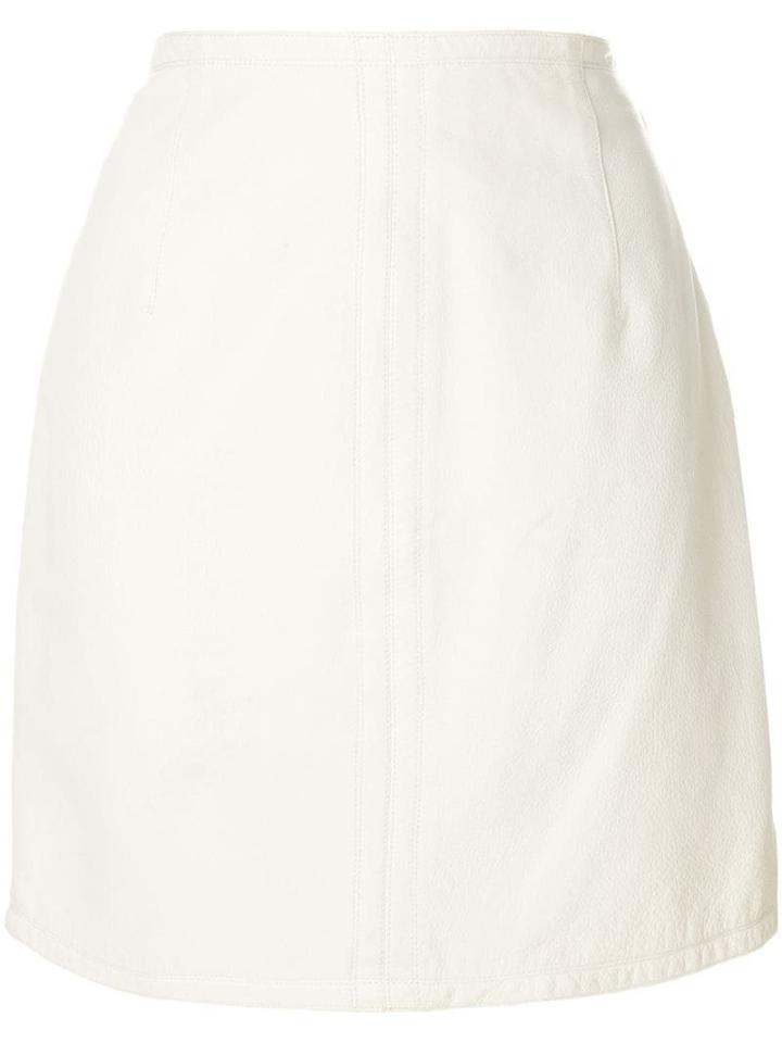 Versace Pre-owned Mini Fitted Skirt - White