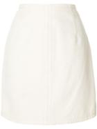 Versace Pre-owned Mini Fitted Skirt - White