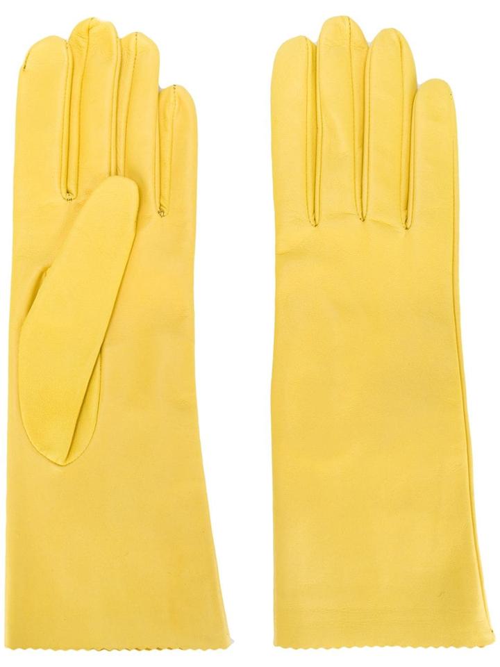 Manokhi Mid-length Gloves - Yellow