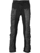 11 By Boris Bidjan Saberi 'leo' Jeans, Men's, Size: Medium, Black, Cotton/spandex/elastane