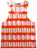 Comme Des Garçons Homme Plus - Clear Geometric Pattern Tank - Men - Pvc - M, Red, Pvc