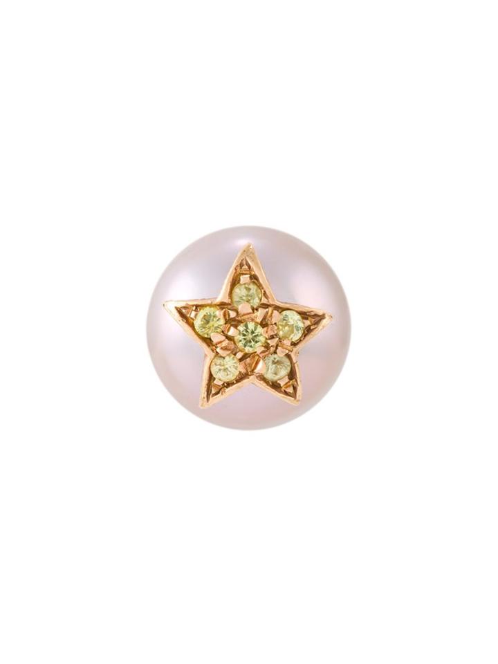 Carolina Bucci 18kt Rose Gold 'superstellar' Pearl Stud Earring