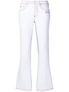 Sonia Rykiel Flared Fitted Jeans - White