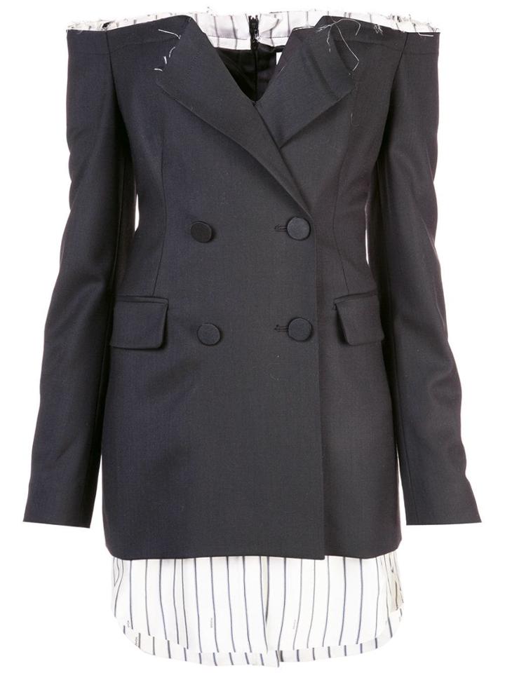 Monse Off-shoulder Blazer Dress - Black