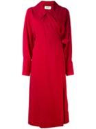 Lemaire - Trench Dress - Women - Cotton/viscose - 38, Red, Cotton/viscose
