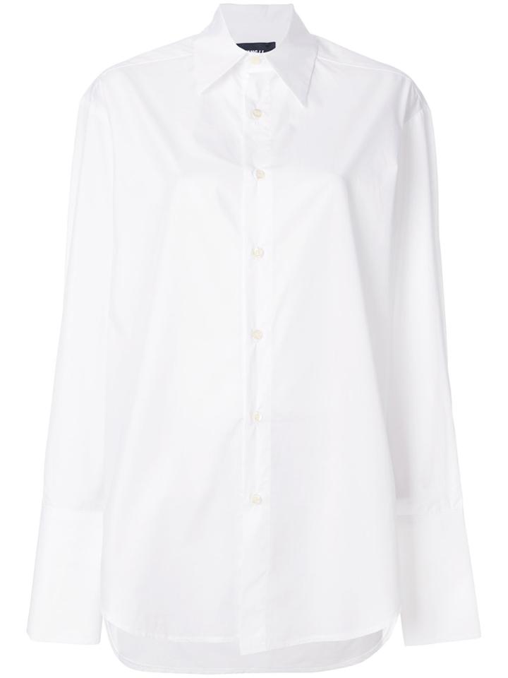 Yang Li Oversized Collar Shirt - White