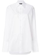 Yang Li Oversized Collar Shirt - White